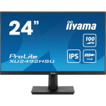 iiyama ProLite XU2492HSU-B6 PC lamekuvar 60,5 cm (23.8") 1920 x 1080 pikslit Full HD LED Must