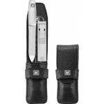 Travel Travel set Zwilling Twinox - sk&oacute;rzane etui, 2 elements - Black