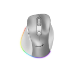 Wireless Wireless mouse, Genius Ergo 9000S Pro, silver, optical, 2400DPI