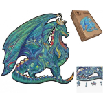 Fantasy Fantasy Puzzles Dragon Wooden Puzzle L Size (300 pieces)