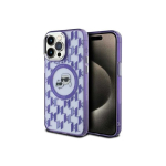 Case Case Karl Lagerfeld KLHMP15XHMCKMHU iPhone 15 Pro Max 6.7" purple/purple IML Monogram Karl&Choupette Head MagSafe