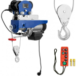 MSW Electric winch with line winder, 1350 W
