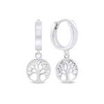 Brilio Brilio Silver Brilio Silver Stylish silver earrings Tree of Life EA639W