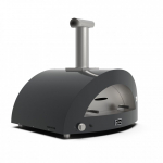 Alfa Alfa Forni Moderno 5 Pizze Hybrid Schiefer Grau
