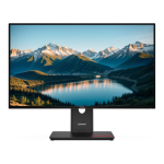 Lenovo ThinkVision T27Q-40 PC lamekuvar 68,6 cm (27") 2560 x 1440 pikslit Wide Quad HD LED Must