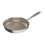 Induktsiooniga Induktsiooniga roostevabast terasest pann Zyle Tri-Ply, ZY2028CFP, &Oslash;28 cm