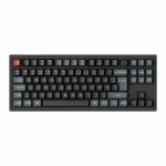 Keychron V3 Ultra 80% TKL 8K Tri-Mode K POM Brown juhtmeta mehhaaniline klaviatuur, must