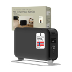 Mill CO2200LEDMAX konvektsioonik&uuml;ttekeha | 2200 W | kuni 30 m&sup2; | Must