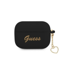 Guess GUAPLSCHSK AirPods Pro cover black/black Silicone Charm Heart Collection