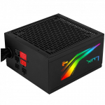 Aerocool LUX RGB 550M toiteallika komponent 550 W 20+4 pin ATX Must