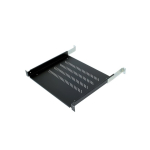 Triton 19" shelf 1U 650mm 80kg plastic black