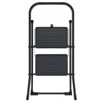 Folding Folding step bench K44 StandardLine | steel | 2 steps, safety ha