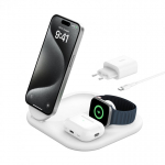 Belkin BoostCharge K&otilde;rvaklapid, Nutitelefon, Nutikell Valge USB Traadita laadimine Kiirlaadimine Hoonesisene