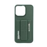 Apple Apple iPhone 15 Pro Max LEATHER HIDDEN POCKET STAND COVER Green