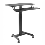 Spacetronik Buddy 03 adjustable table on wheels, black
