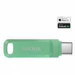 SanDisk Ultra Dual Drive Go USB-v&auml;lkm&auml;lu 512 GB USB t&uuml;&uuml;p-C 3.2 Gen 1 (3.1 Gen 1) Roheline