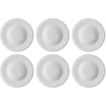 Set Set of 6 bosco soup plates - white, 23 cm