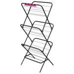Dryer Dryer Standing clothes dryer V200 54 x 62 x 145 cm black VELKEA