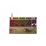 Razer Huntsman V3 Pro Tenkeyless klaviatuur M&auml;ngimine USB QWERTY UK rahvusvaheline Kuld, Kollane