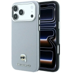 Karl Karl Lagerfeld Grained Karl Head Metal MagSafe korpus iPhone 18 Pro Max / 17 Pro Max jaoks - Hall