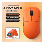 Juhtmevaba Juhtmevaba hiir Ajazz AJ159 APEX 3950-8K dokkimisjaamaga oranž