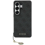 Guess 4G Classic Logo Charm MagSafe &uuml;mbris Samsung Galaxy S26 Ultra musta v&auml;rviga
