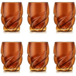 Bodum Pavina Pari topelt seinaklaasid 0,27 l, 6 tk, oranžilised