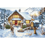 luca luca S Petit Point komplekt "Saying Hello" 33 x 22 cm SG733