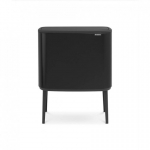 Brabantia 316067 pr&uuml;gikast 33 l Nelinurkne Roostevaba teras Must