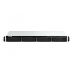 QNAP TS-464eU NAS P&uuml;stik (1U) Intel&reg; Celeron&reg; N5095 8 GB DDR4 0 TB QNAP Turbo System Alumiinium, Must