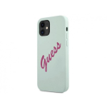 Guess GUHCP12SLSVSBF iPhone 12 mini 5.4 inch Blue Fuchsia / Blue Fuschia Hard Silicone Vintage Case