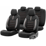 Otom Limited 101 Black/Red 3 Zip Car Seat Cover Set