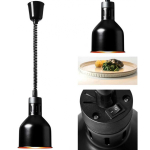 Royal Royal Catering Infrared IR food heating lamp, hanging, black, diameter. 17 cm 250 W