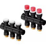 Heating Heating system collector Uponor Vario Plus, with balancing valves, 3 circuits