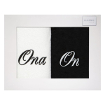 Towel Towel Eurofirany Eurocurtains RE / KPL / HE SHE 2/70 B + Black