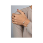 Brilio Brilio Silver Silver Bracelet with Pink Opal Infinity BRC208WP
