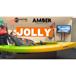 Kaheistmeline Kaheistmeline matkapaat AMBER JOLLY, 395 x 84 x 34 cm, 37 kg, HDPE, roheline-kollane
