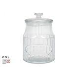 Vintage Vintage klaaspurk, 2.5 l, 15.50 x 15.50 x 23.00, KITCHEN&GO