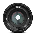 Fotoaparaadi Fotoaparaadi objektiiv - Meike MK 35mm F1.4 MF Sony E Mount, f/1.4, k&auml;sitsi teravustamine, metallist korpus