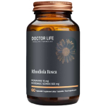 Doctor Doctor Life Rhodiola Rosea ekstrakt Rhodiola rosea juurest 500mg ja rozavin 15mg toitainelisand 60 kapslit