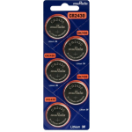 Murata Murata Manufacturing Co Aku - Murata CR2430 5 tk 3 V 300 mAh 24,5 mm x 3,0 mm