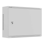 Lanberg paigalduskapid TPR 10" ja 19" v&otilde;rgupaneeliga 560x420x180 hall (kokku pandud)