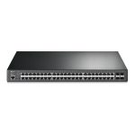 TP-Link JetStream TL-SG3452P v&otilde;rgul&uuml;liti Juhitav L2/L3 Gigabit Ethernet (10/100/1000) Power over Ethernet tugi 1U Must