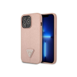 Guess GUHCP13LPSATLP iPhone 13 Pro / 13 6.1" pink hardcase SaffianoTriangle Logo