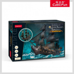 CUBIC CUBIC FUN CUBICFUN 3D puzzle with LED (large) &ldquo;Queen Anne's Revenge