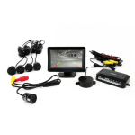 Amio Set of sensors parkowania tft01 4.3" with camera hd-308-led 4 sensory black