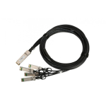 Extralink EX.15791 InfiniBand ja kiudoptilised kaablid 3 m QSFP+ 4x QSFP+ Must
