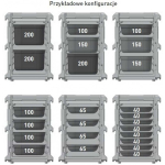 Thermal Thermal container food thermos EEP 8 x trays or containers GN1/1 100L - Hendi 707999