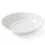 OPTIMA OPTIMA coffee and tea cup saucer, white porcelain, diam. 115mm in a set of 12 pcs. - Hendi 770979