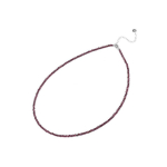 Agate Agate Beads Mineral Necklace with Garnet POL-N11/47L